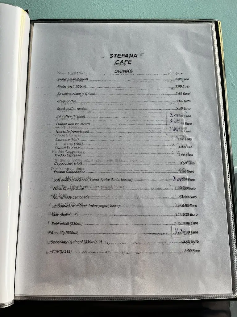 Menü_Stefana Cafe & Restaurant_Chrysochóri_Bild_4