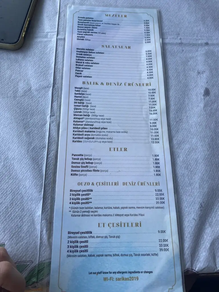 Menü_Saríkas_Alexandroupoli_Bild_4