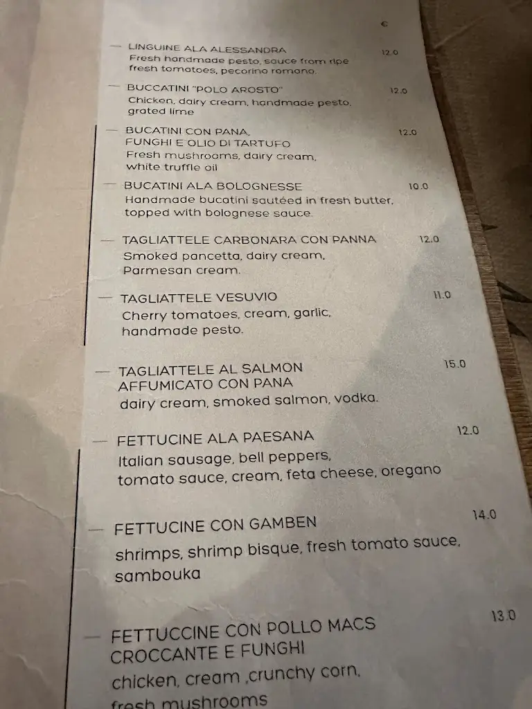 Menü_La Bussola_Chios_Bild_1