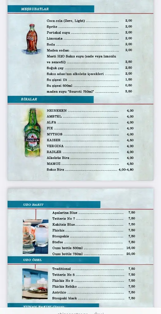 Menü_Pantoukios_Chios_Bild_2