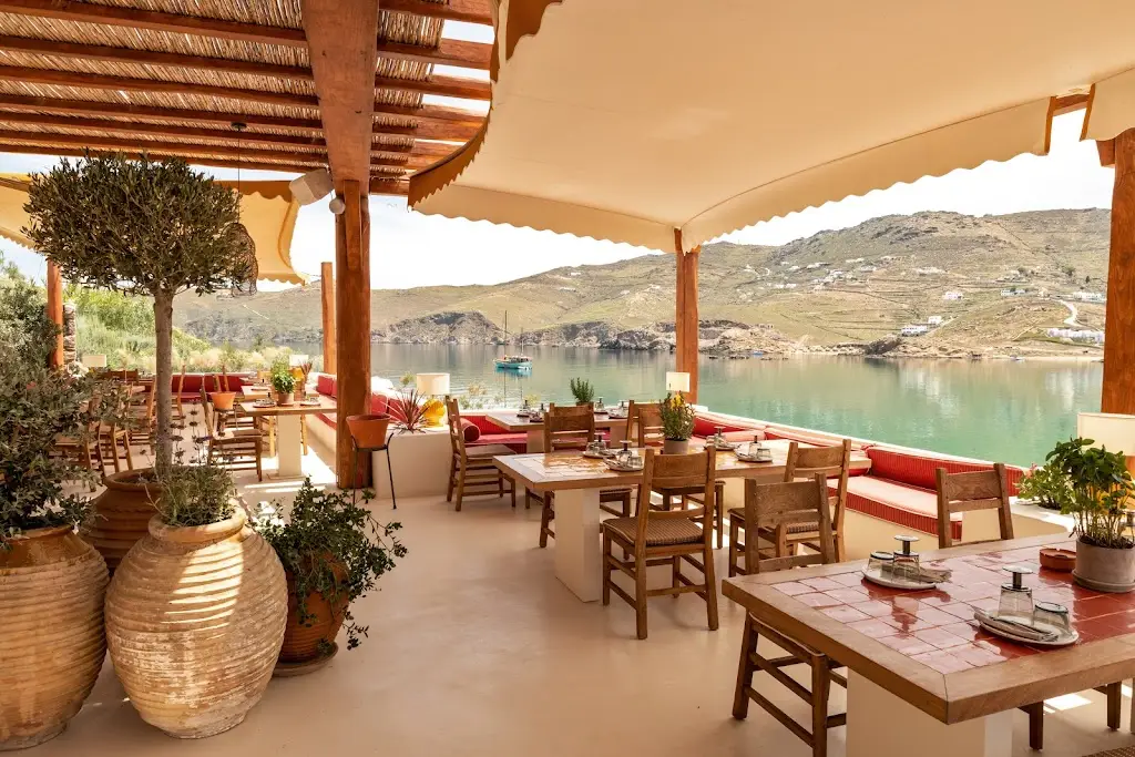 Ftelia Beach Club Restaurant in Fteliá