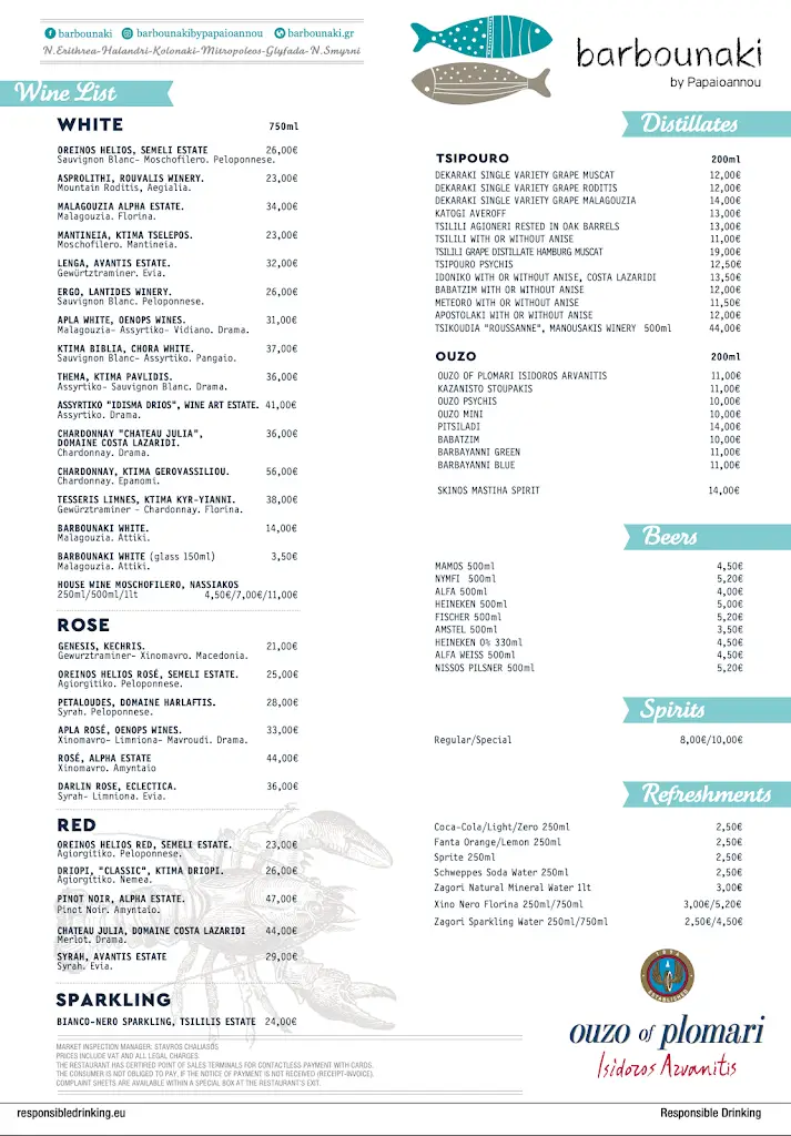 Menü_Barbounaki Glyfada_Glyfáda_Bild_3