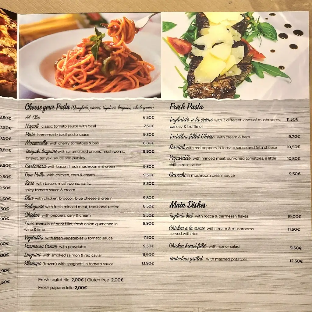 Menü_the Macaroni_Glyfáda_Bild_2