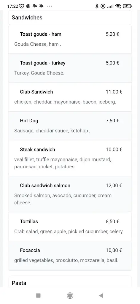 Menu_Beach Bar Paralia_Keramotí_image_1