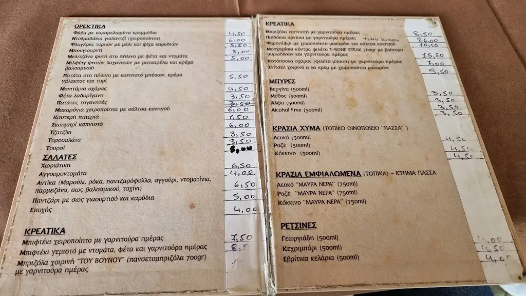 Menü_Ταβέρνα Αντίκα_Kimméria_Bild_4