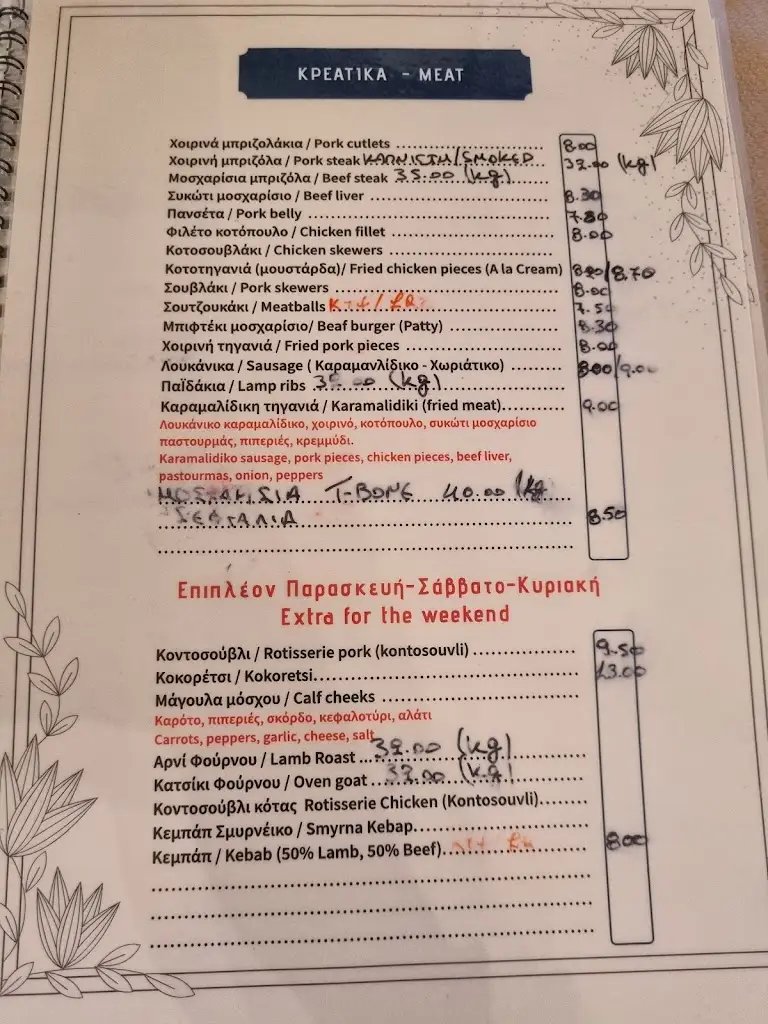 Menü_Ta Batzanakia_Kavála_Bild_3