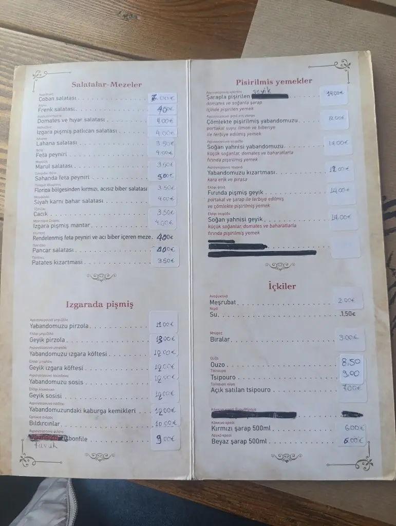 Menü_Eurothirama_Kyprínos_Bild_1