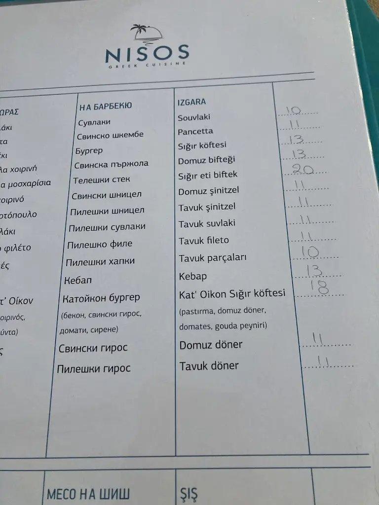 Menü_NISOS Greek cuisine_Limenária_Bild_3