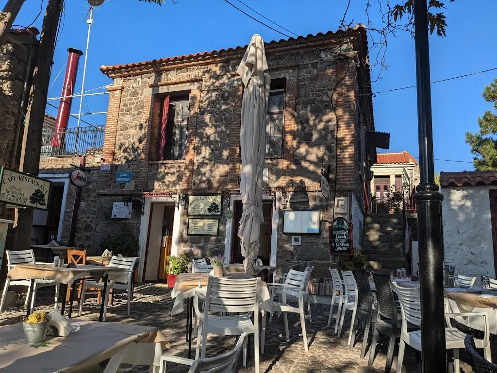 Tropicana Platanos Restaurant in Lesbos