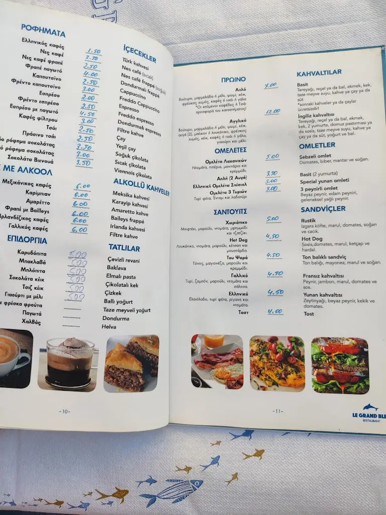 Menü_Le Grand Bleu_Lesbos_Bild_1