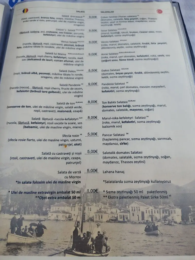 Menü_Karas restaurant_Néa Karyá_Bild_2