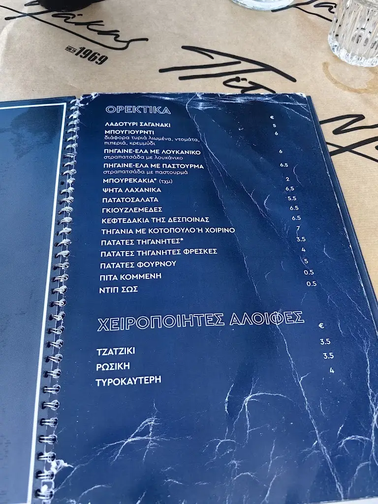 Menü_Πίτα Μάκης_Mytilene_Bild_1