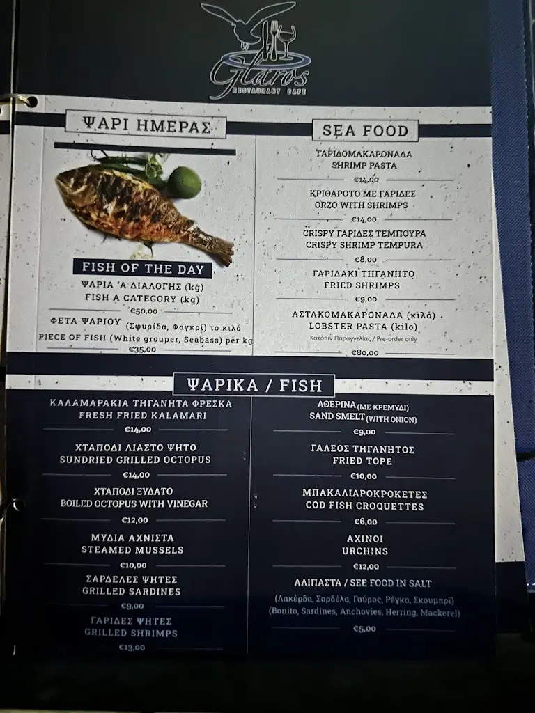 Menü_Restaurant - Cafe 