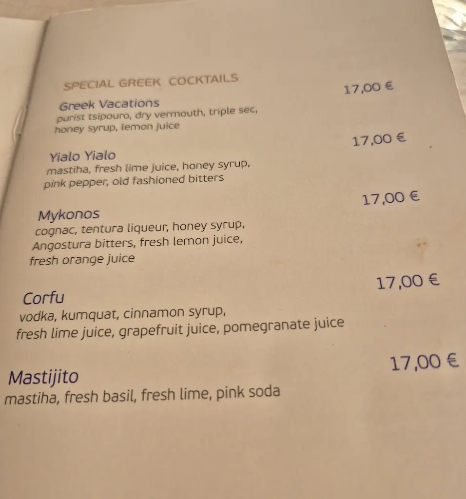 Menu_Yialo Yialo Restaurant Mykonos_Peteinós_image_3