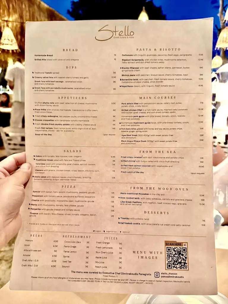 Menü_Stello Restaurant_Potamiá_Bild_3