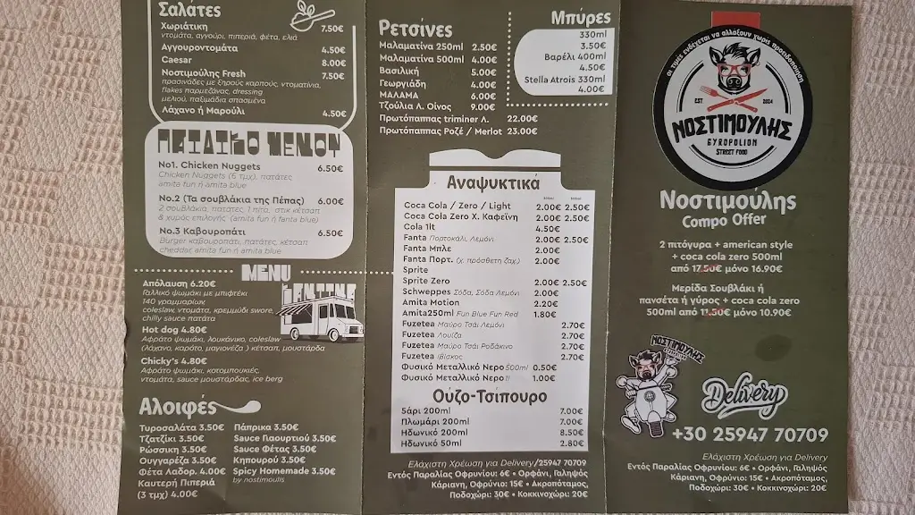 Menu_Νοστιμούλης_Paralía Ofryníou_image_3