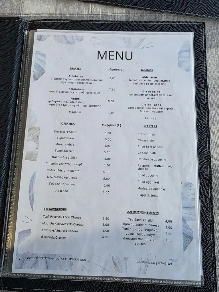 Menü_Aldebaran_Psara_Bild_2