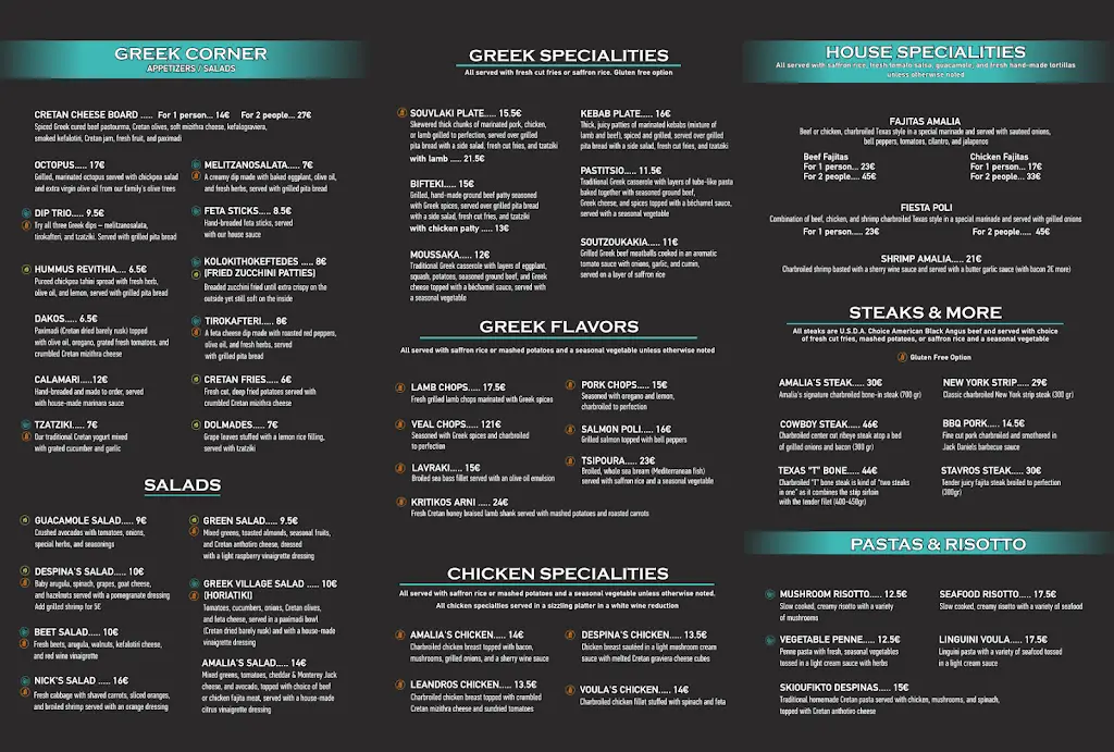 Menu_Amalia's Kitchen_Irákleio_image_1