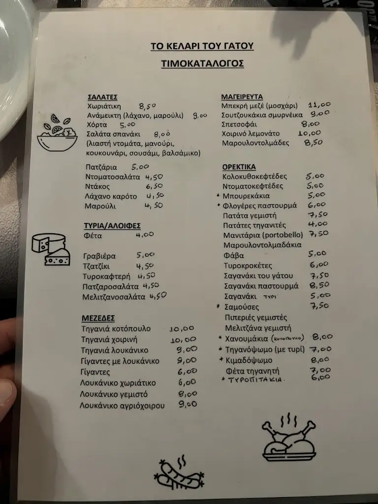 Menü_To Kelari tou Gatou_Kaisarianí_Bild_2