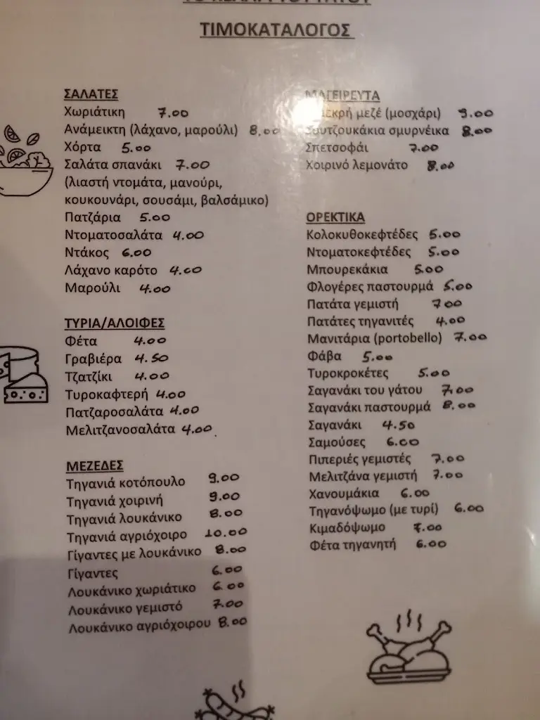 Menü_To Kelari tou Gatou_Kaisarianí_Bild_4