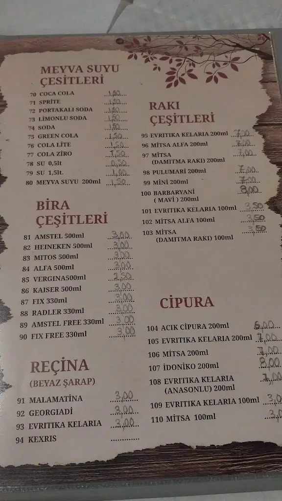 Menü_To Marmaradiko_Orestiada_Bild_3