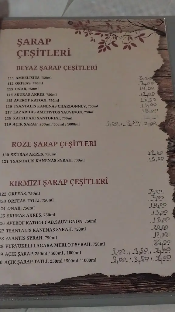 Menü_To Marmaradiko_Orestiada_Bild_4