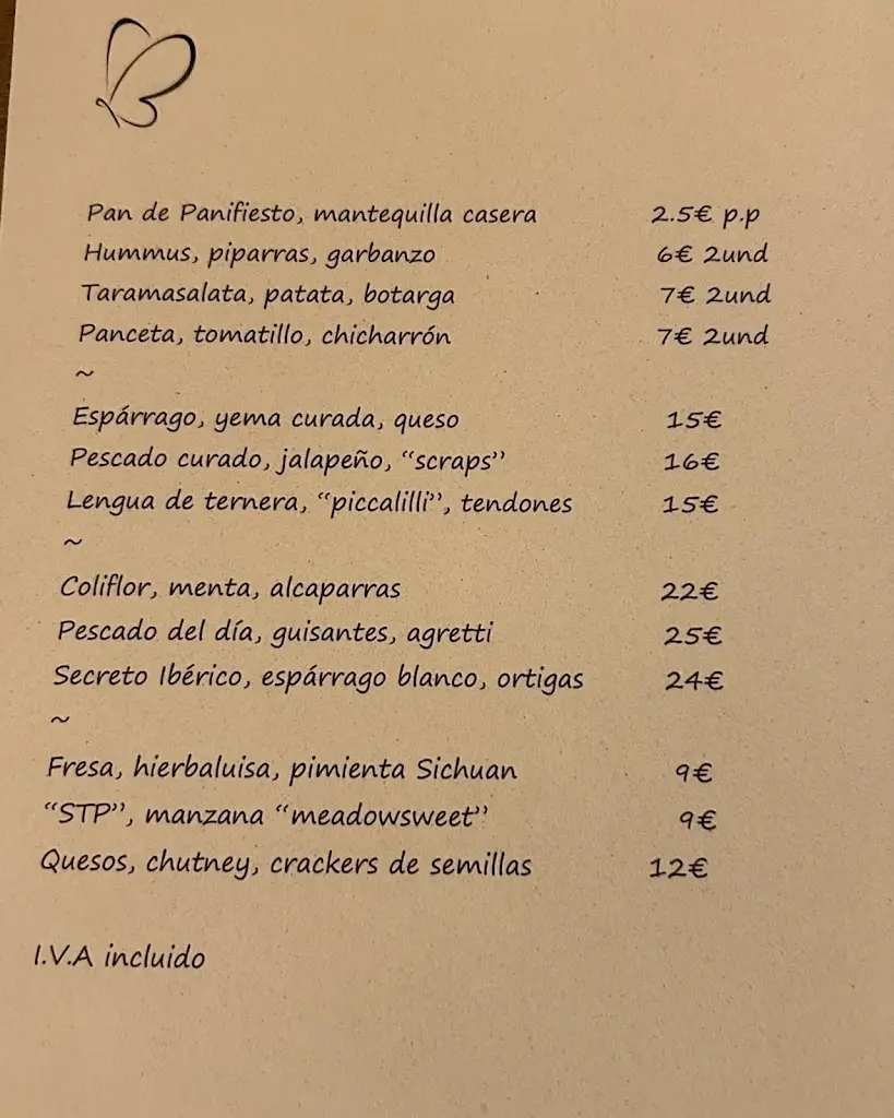 Menü_Viandini | Beach Café - Bar - Restaurant_Eleoúsa_Bild_2