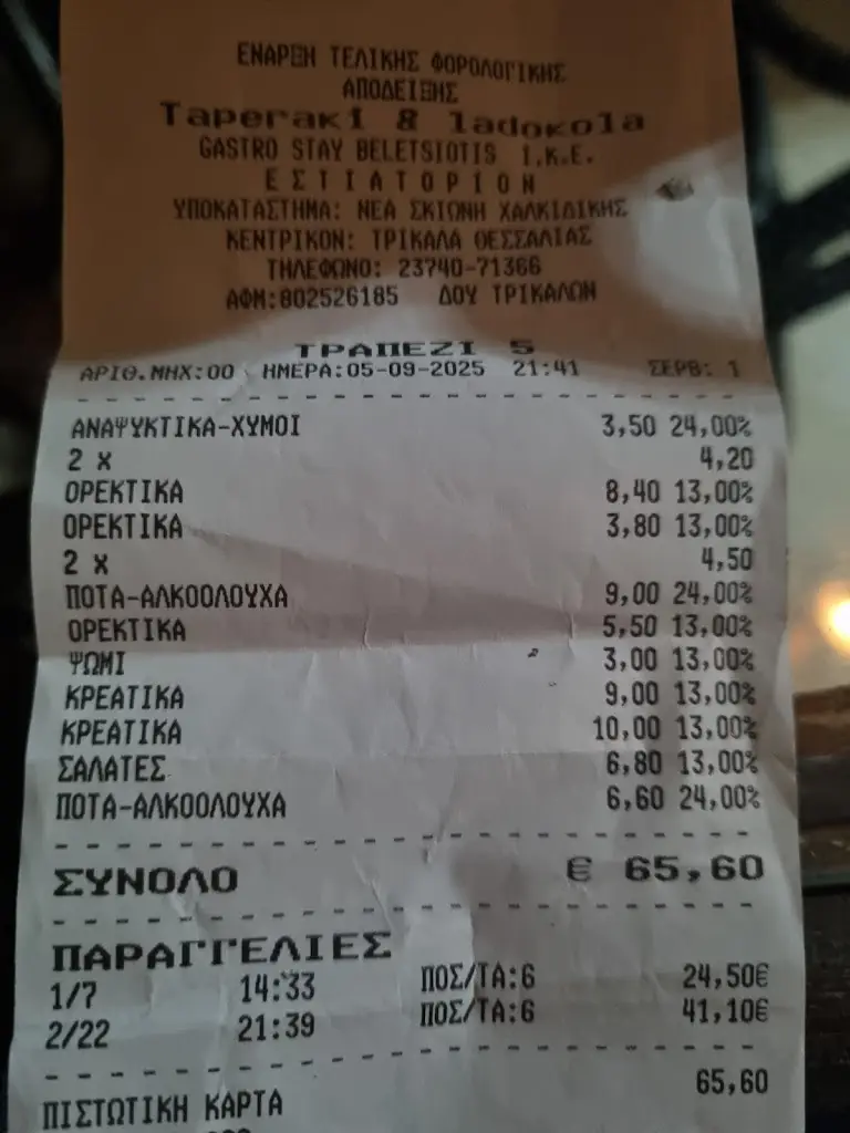 nikvikviknik_Taperaki & Ladokola_Néa Seléfkeia_Bewertung