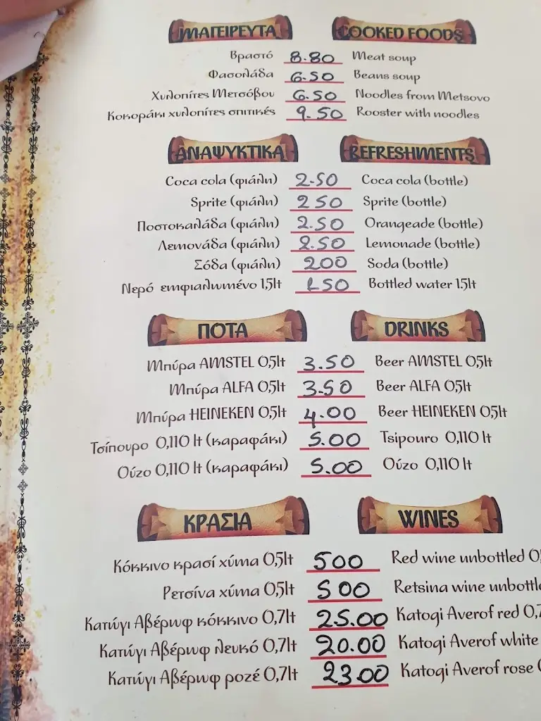 Menü_To Katoi_Metsovo_Bild_2