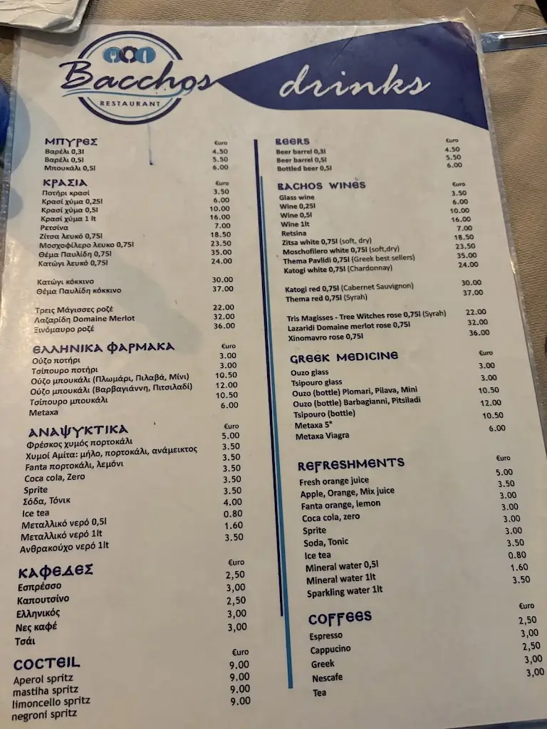 Menü_Bacchos_Párga_Bild_4