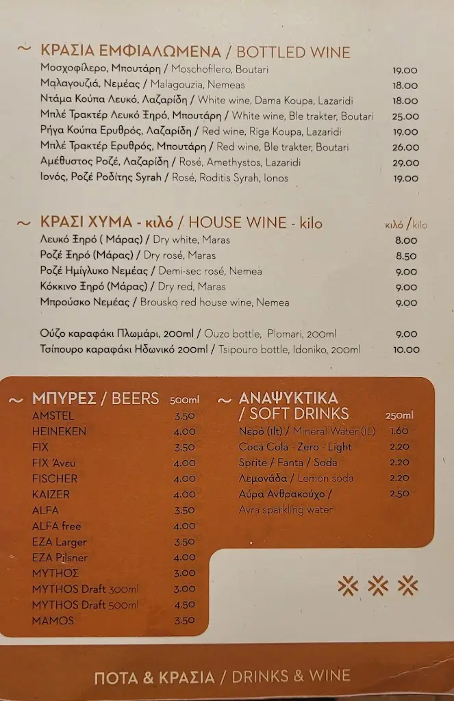 Menu_To Archontiko tou Lekka_Káto Soúlion_image_2