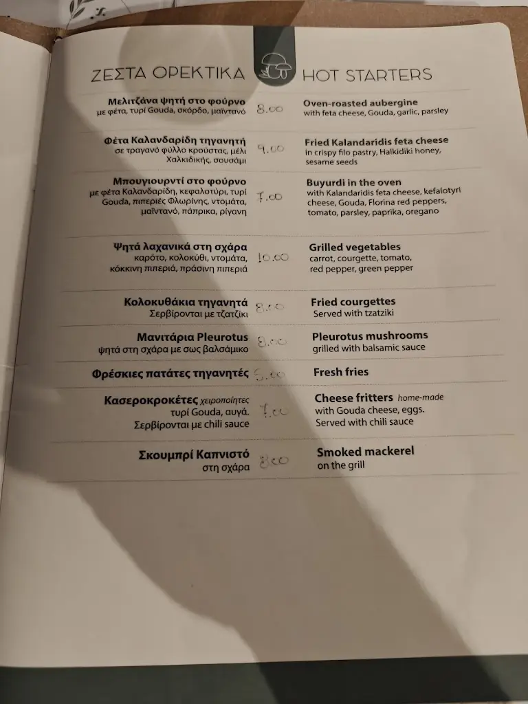 Menü_Elena Tavern_Kallithéa_Bild_2