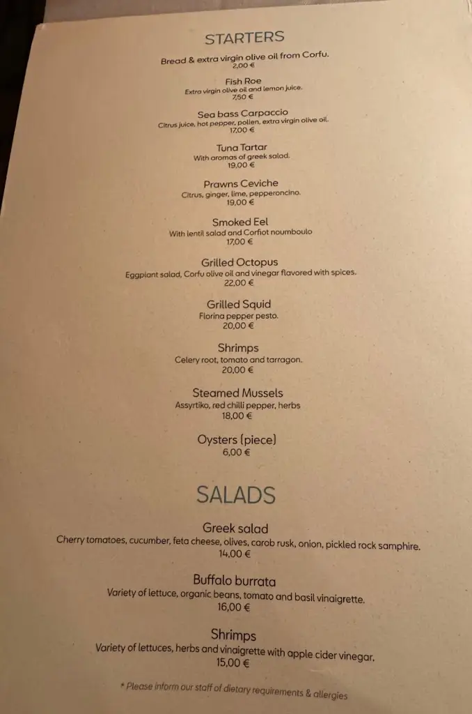 Menü_Fishalida’s Garden_Alepoú_Bild_2