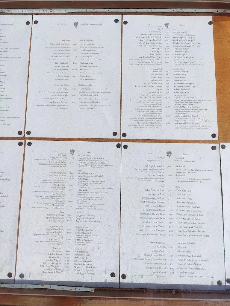 Menü_Medusa Seaside_Acharávi_Bild_4