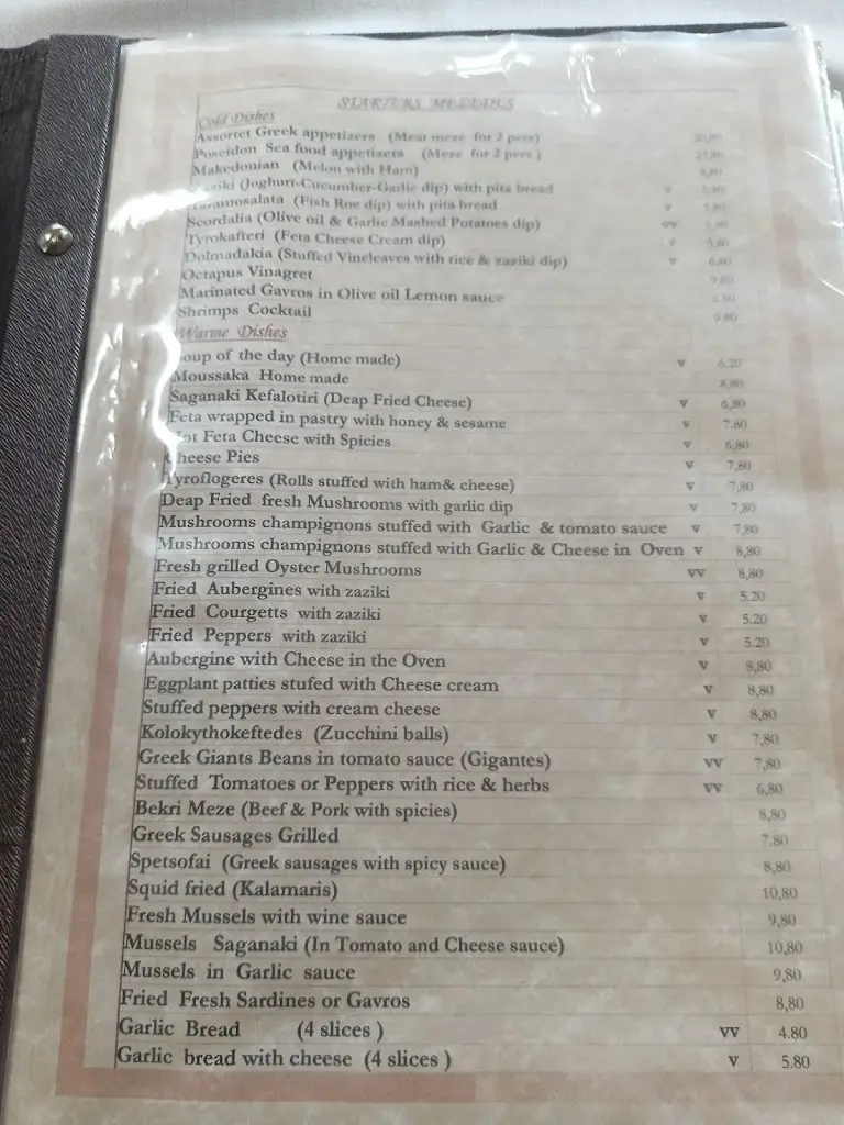 Menü_The Pumphouse_Acharávi_Bild_3