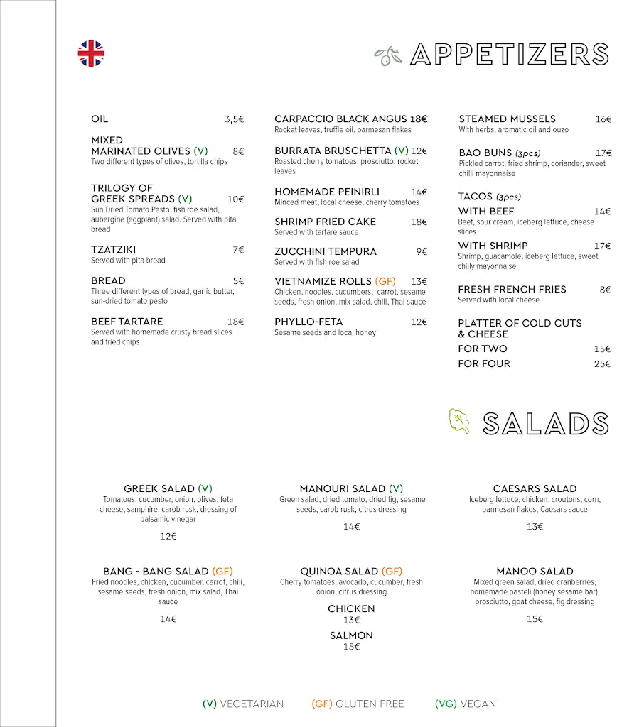 Menu_MANOO Raw Bar - Club Zakynthos_Ambelókipoi_imagen_2