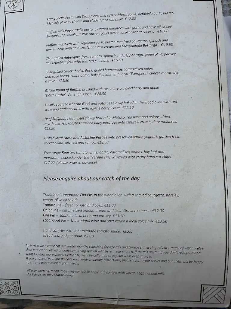 Menü_Myrtia Ithaca_Itháki_Bild_1