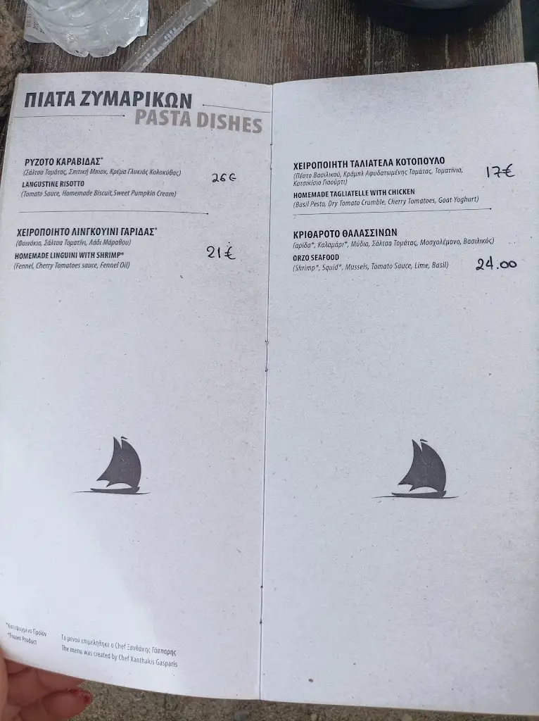 Menu_kanali Beach Bar & Restaurant Poros_Kanáli_image_4