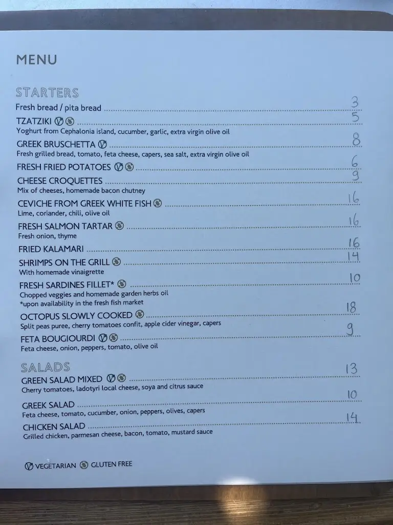 Menü_Porta del Mar Restaurant_Katastárion_Bild_1