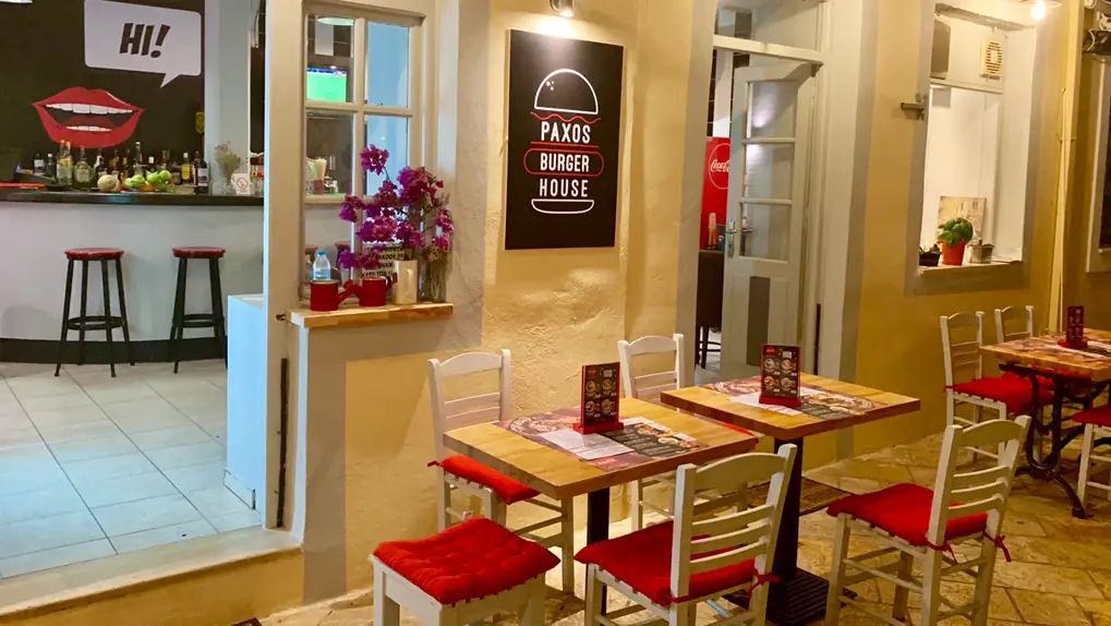 Paxos Burger House Restaurant in Gáïos
