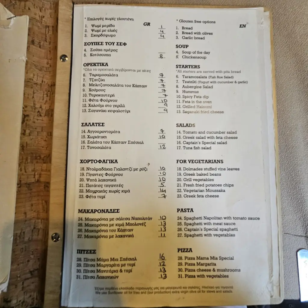 Menü_Captain George_Kynopiástes_Bild_1