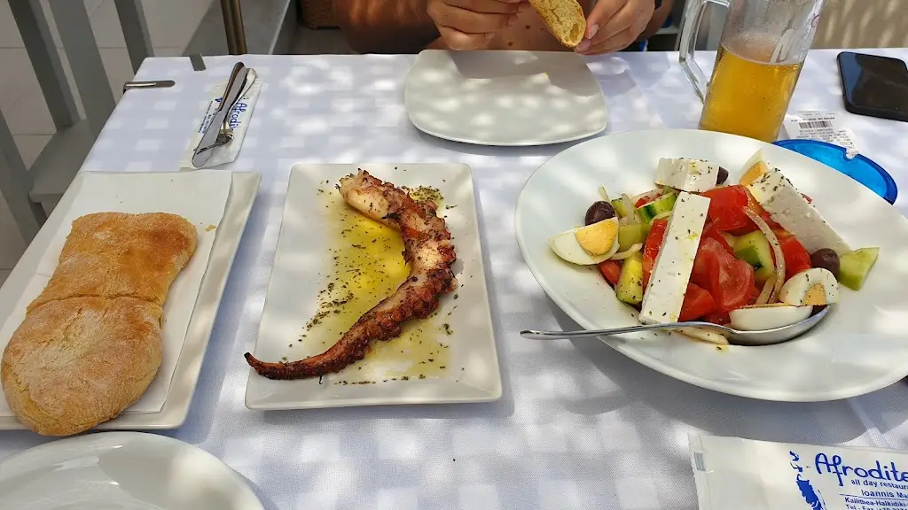 Menu_Afrodite Beach Bar Restaurant_Kallithéa_image_9