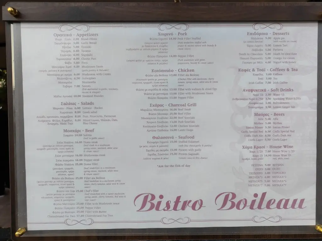 Menü_Bistro Boileau_Kontokáli_Bild_1