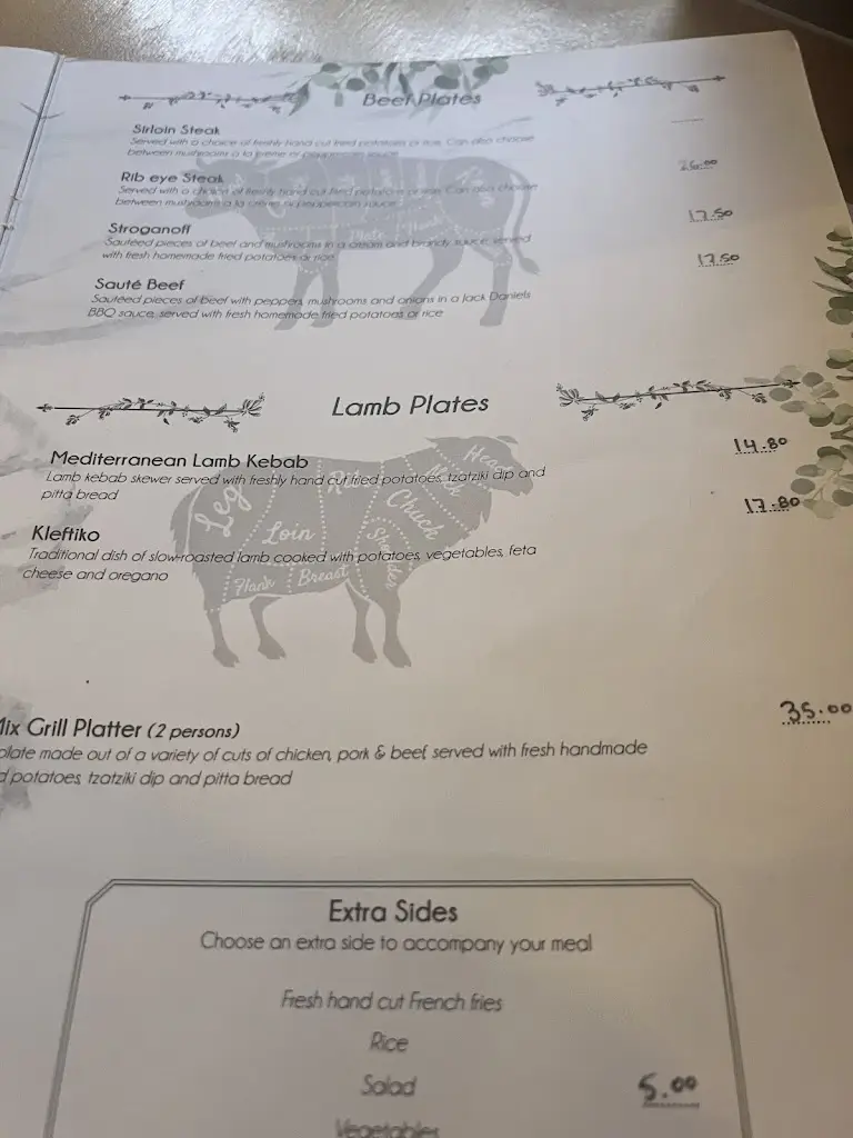 Menü_La'Kantas Restaurant & Taverna_Kontokáli_Bild_4