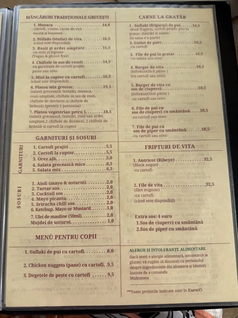 Menu_Spartakos Taverna Zakynthos_Zakynthos_image_1