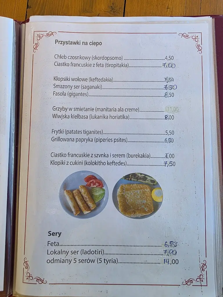 Menü_Sunset Michali's Taverna_Zakynthos_Bild_1