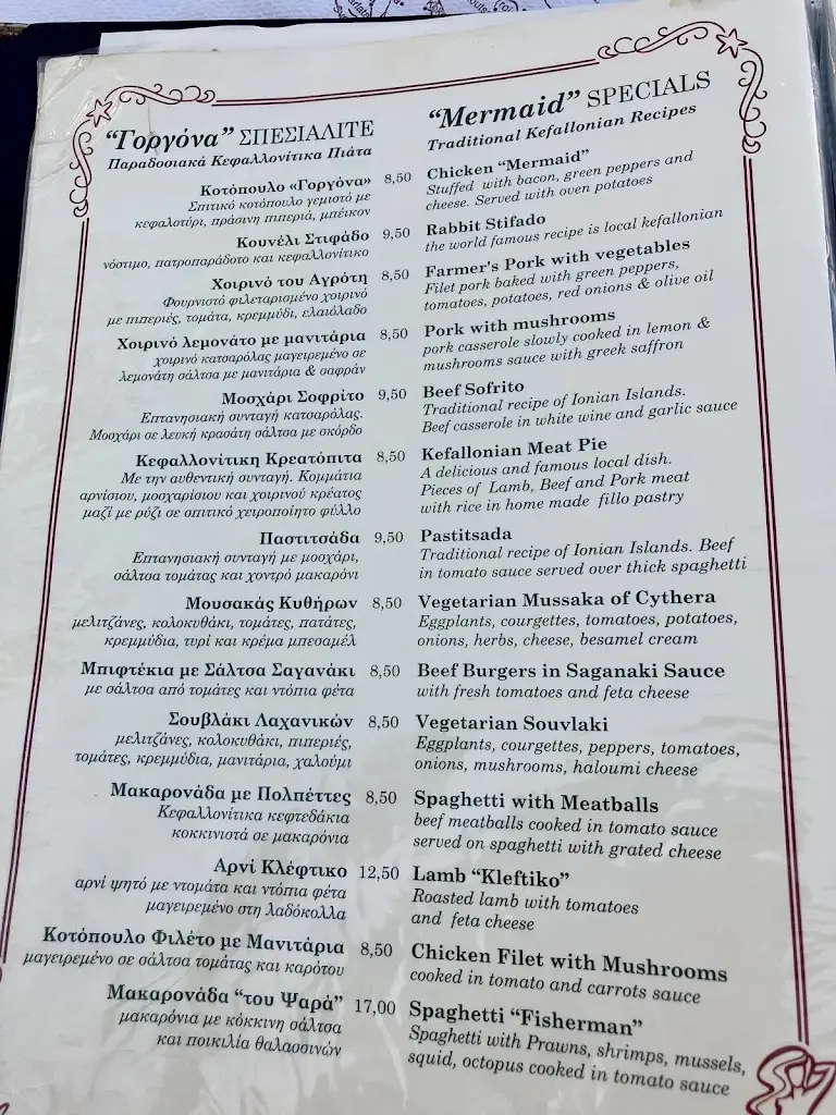 Menü_Family Restaurant The Mermaid_Sámi_Bild_2