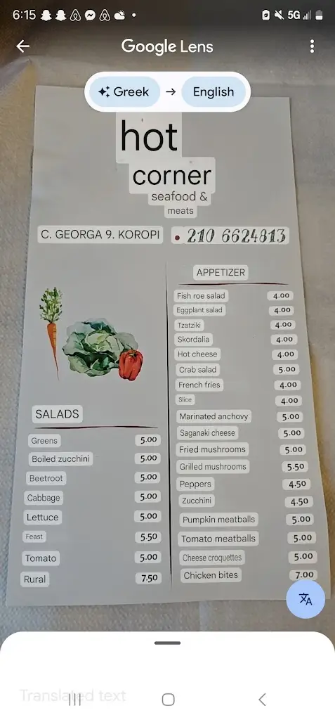 Menü_hot Corner_Koropí_Bild_4