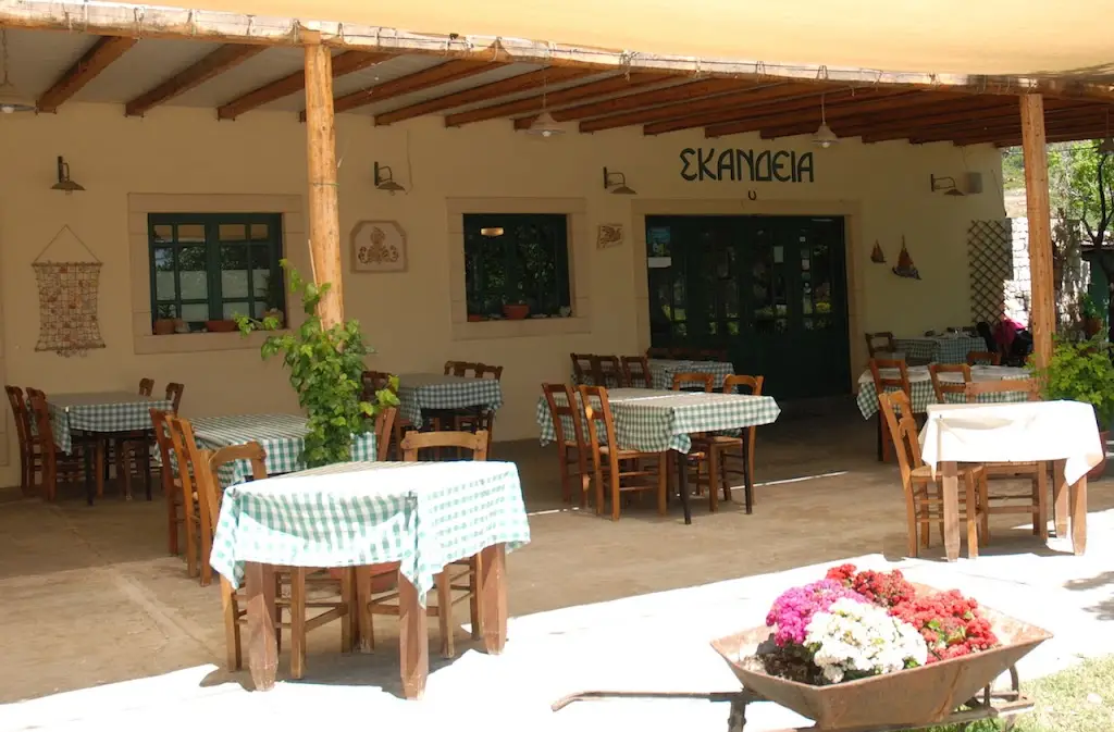 Skandeia restaurante en Kýthira