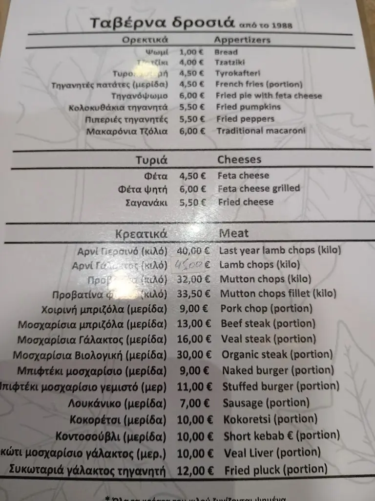 Menü_RESTAURANT DROSIA_Mándra_Bild_3